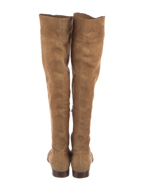 Sergio Rossi Suede Riding Boots