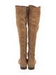 Sergio Rossi Suede Riding Boots
