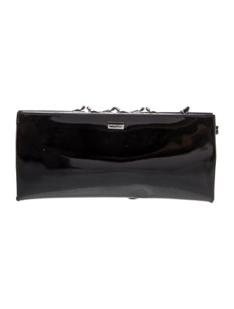 Sergio Rossi Patent Leather Clutch