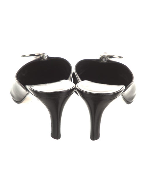Sergio Rossi Leather Mules
