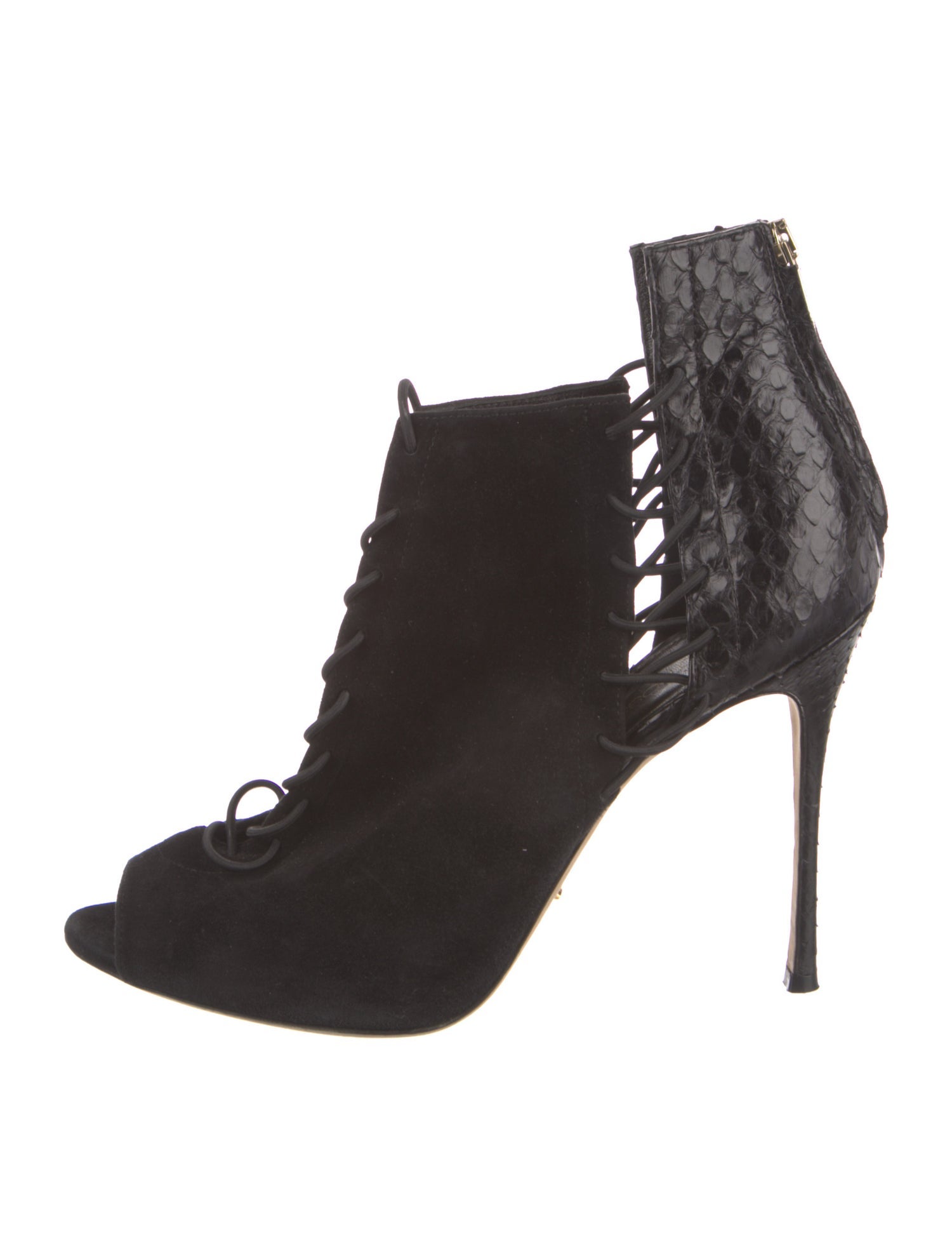 Sergio Rossi Suede Gladiator Sandals