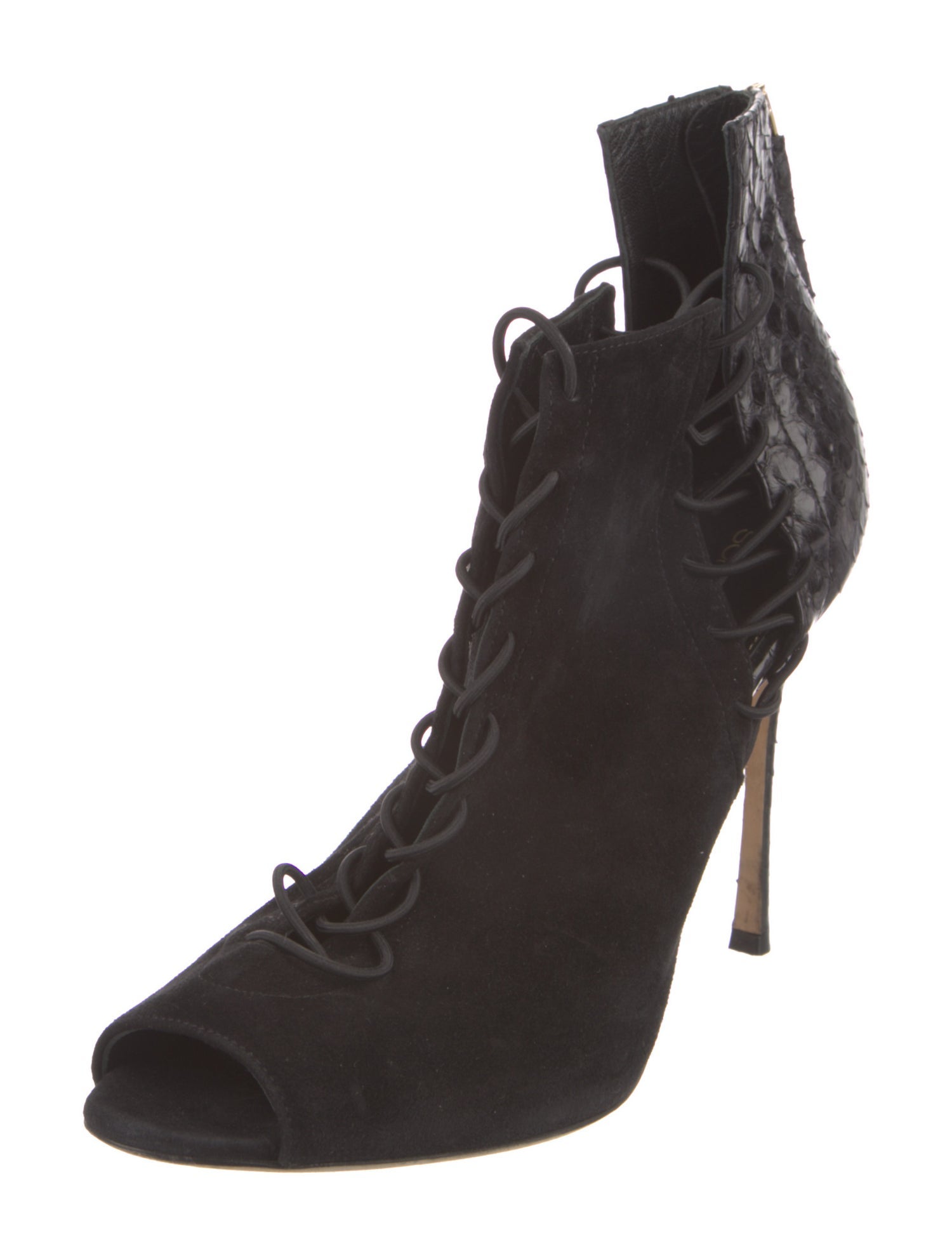 Sergio Rossi Suede Gladiator Sandals