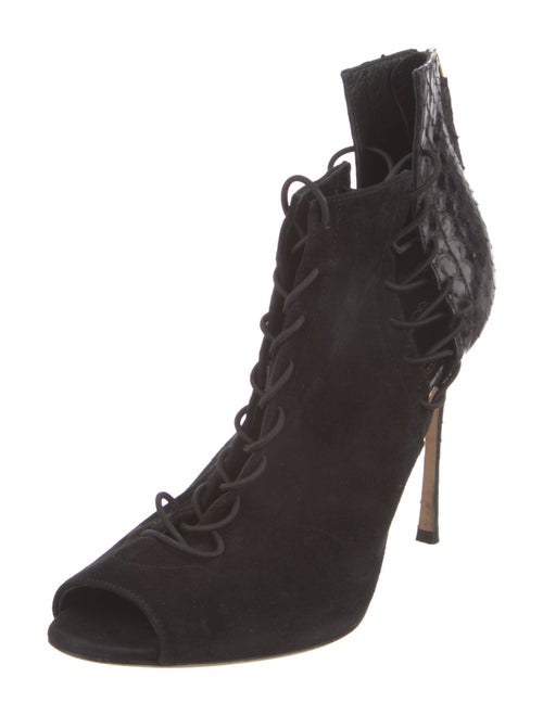 Sergio Rossi Suede Gladiator Sandals