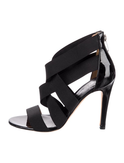 Sergio Rossi Patent Leather Slingback Sandals