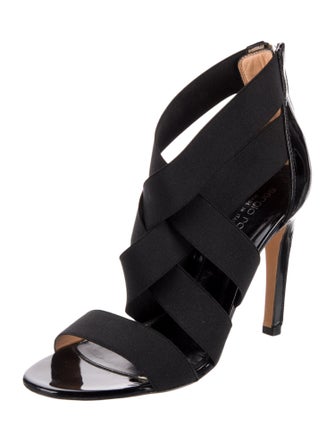 Sergio Rossi Patent Leather Slingback Sandals