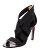 Sergio Rossi Patent Leather Slingback Sandals