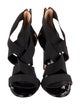 Sergio Rossi Patent Leather Slingback Sandals