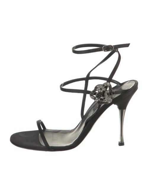 Sergio Rossi Satin Sandals