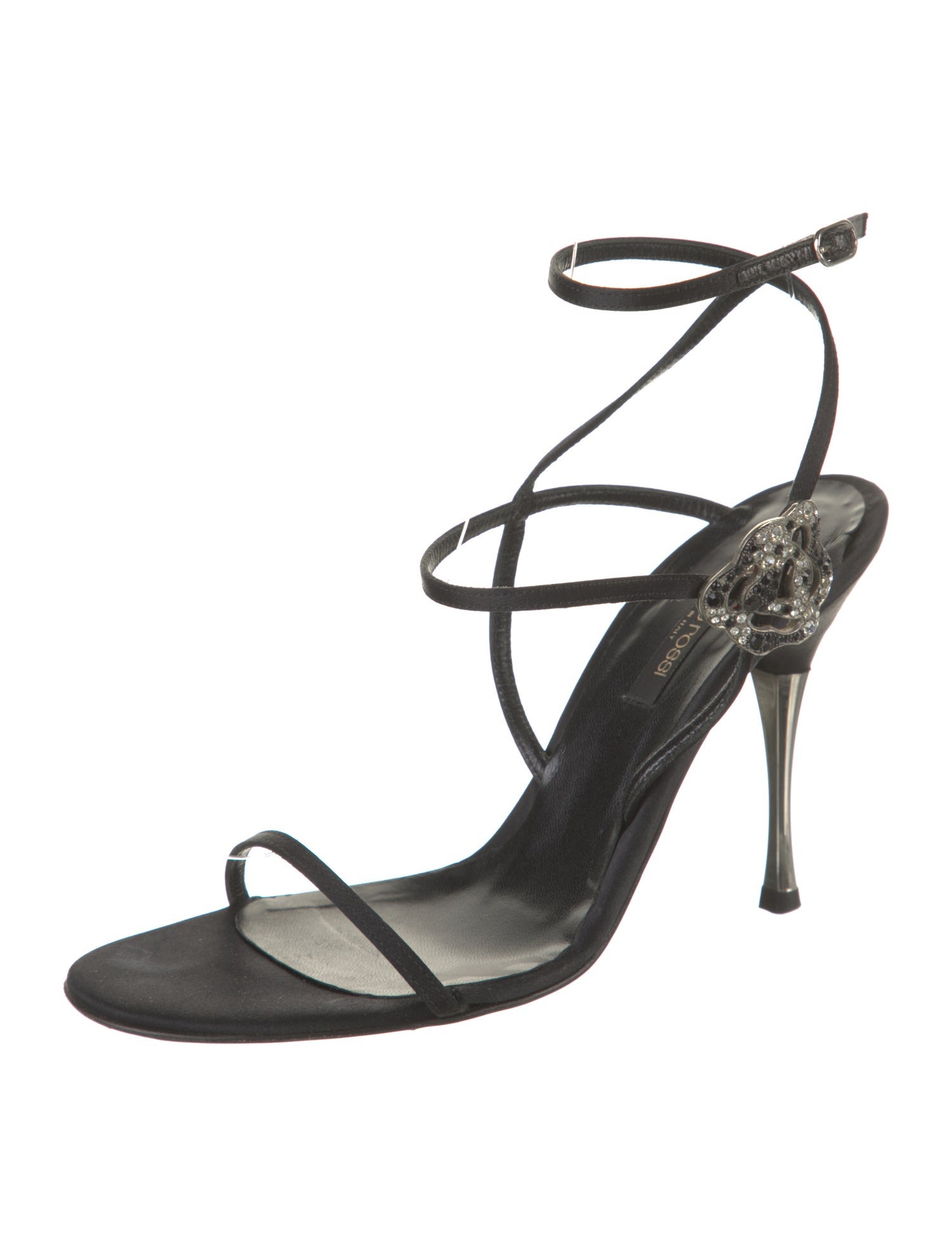 Sergio Rossi Satin Sandals