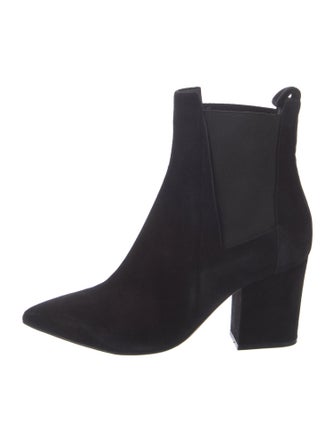Sergio Rossi Suede Chelsea Boots