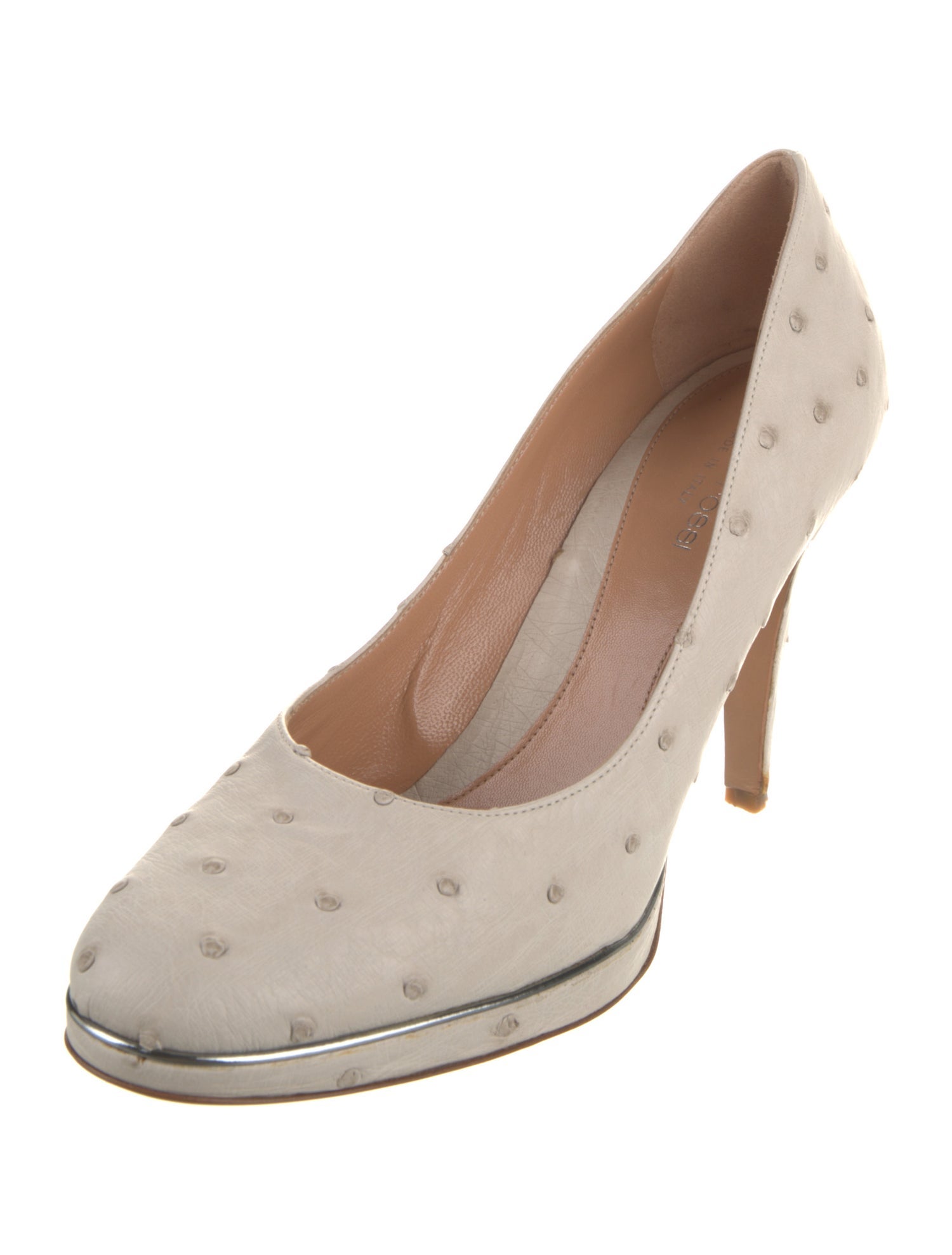 Sergio Rossi Ostrich Pumps
