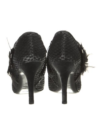 Sergio Rossi Velvet Animal Print Boots