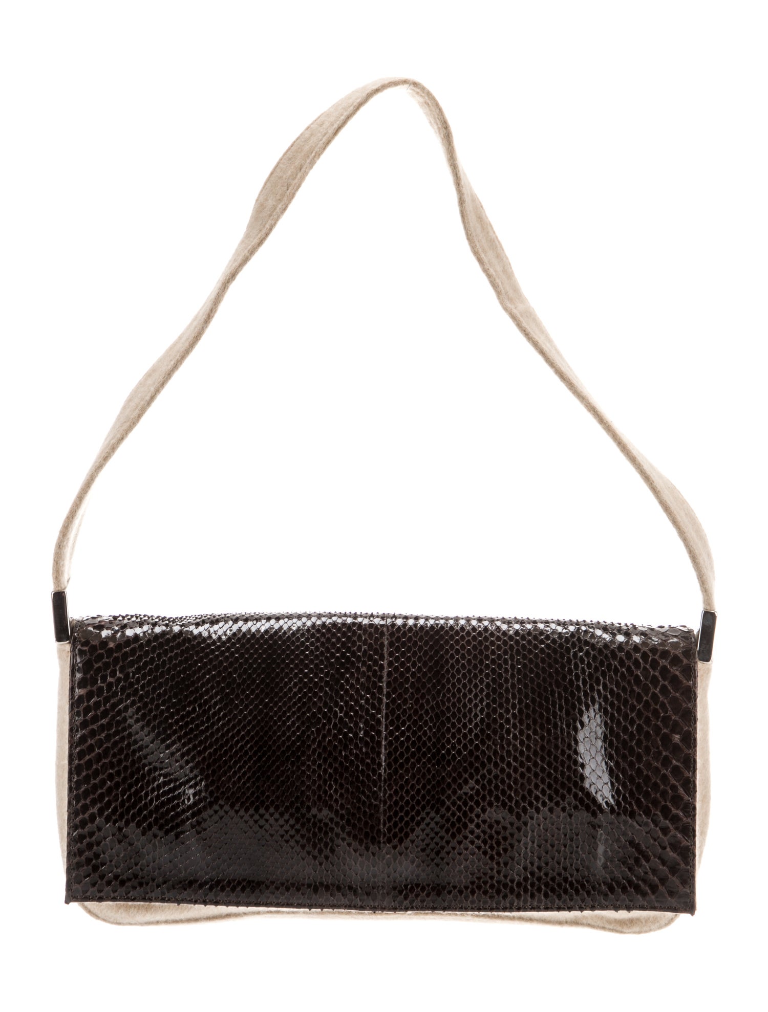 Sergio Rossi Felt Shoulder Bag