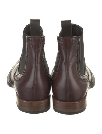 Sergio Rossi Leather Chelsea Boots