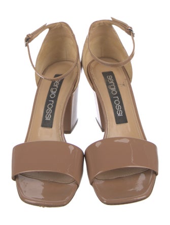 Sergio Rossi Patent Leather Sandals