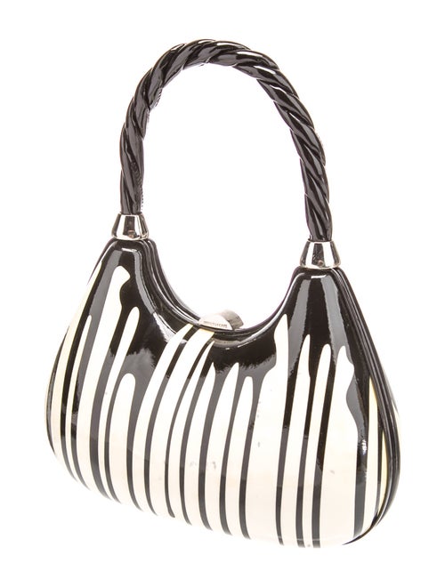 Sergio Rossi Patent Leather Top Handle Bag