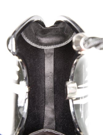 Sergio Rossi Patent Leather Top Handle Bag