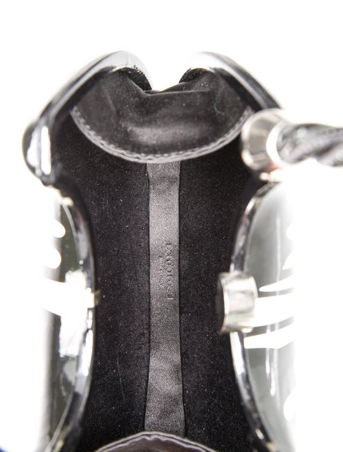 Sergio Rossi Patent Leather Top Handle Bag
