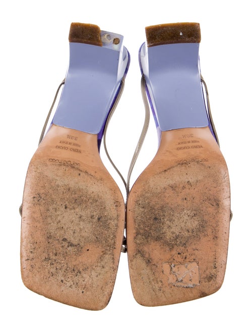 Sergio Rossi Leather Slides