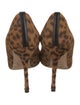 Sergio Rossi Ponyhair Animal Print Pumps