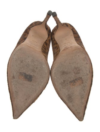 Sergio Rossi Ponyhair Animal Print Pumps