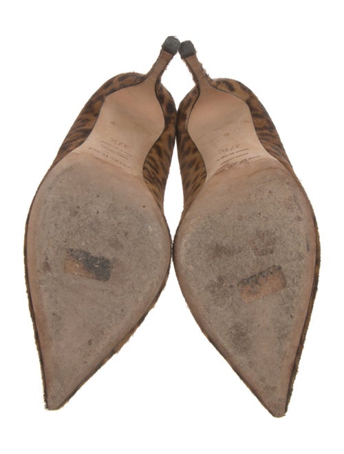 Sergio Rossi Ponyhair Animal Print Pumps