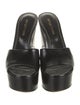 Sergio Rossi Leather Slides