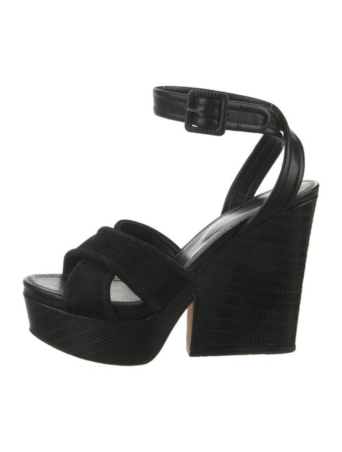 Sergio Rossi Suede Slingback Sandals