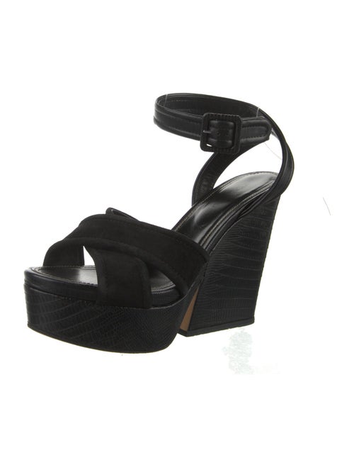 Sergio Rossi Suede Slingback Sandals