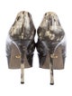 Sergio Rossi Leather Animal Print Pumps