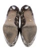 Sergio Rossi Leather Animal Print Pumps
