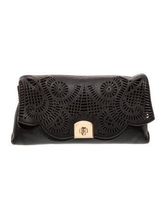 Sergio Rossi Leather Shoulder Bag