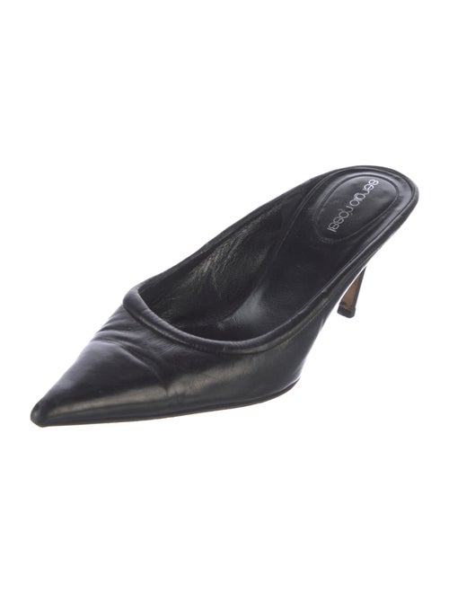Sergio Rossi Leather Mules
