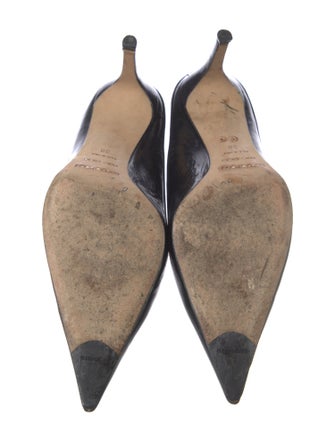 Sergio Rossi Leather Mules