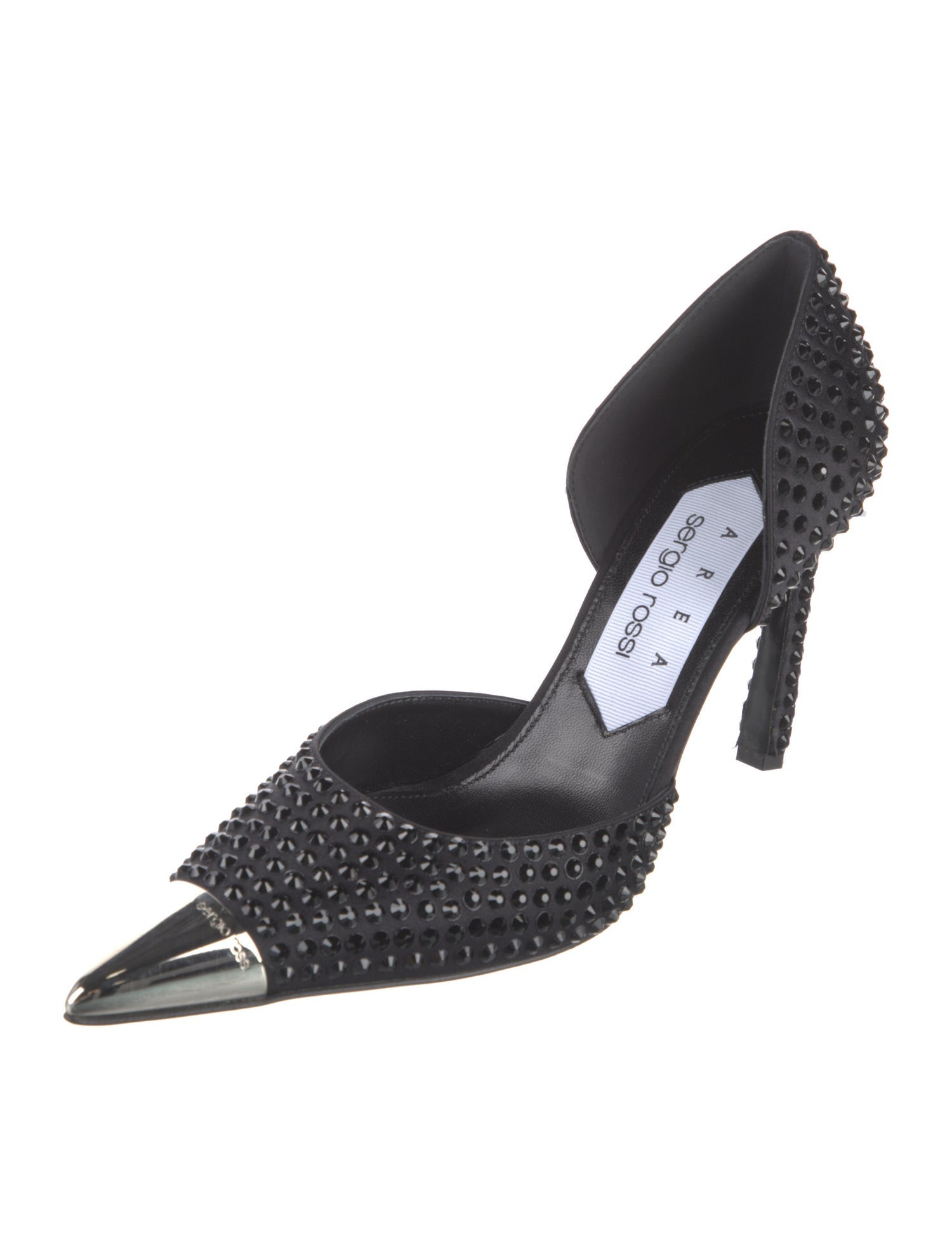 Sergio Rossi Satin D'Orsay Pumps