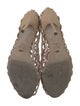 Sergio Rossi Suede Crystal Embellishments Sandals