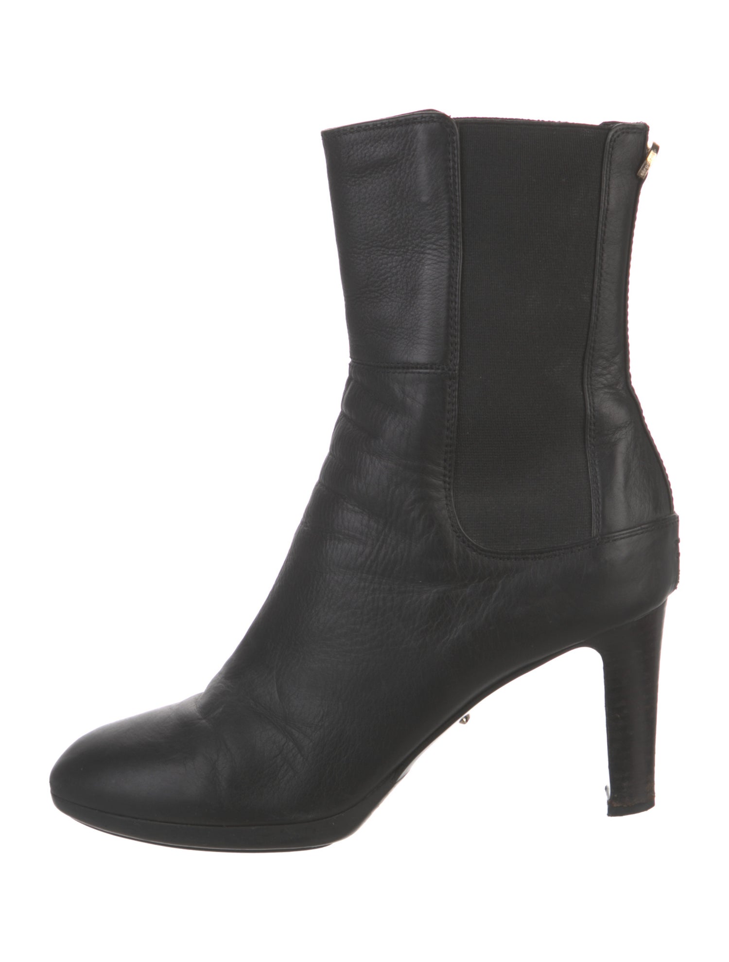 Sergio Rossi Leather Sock Boots