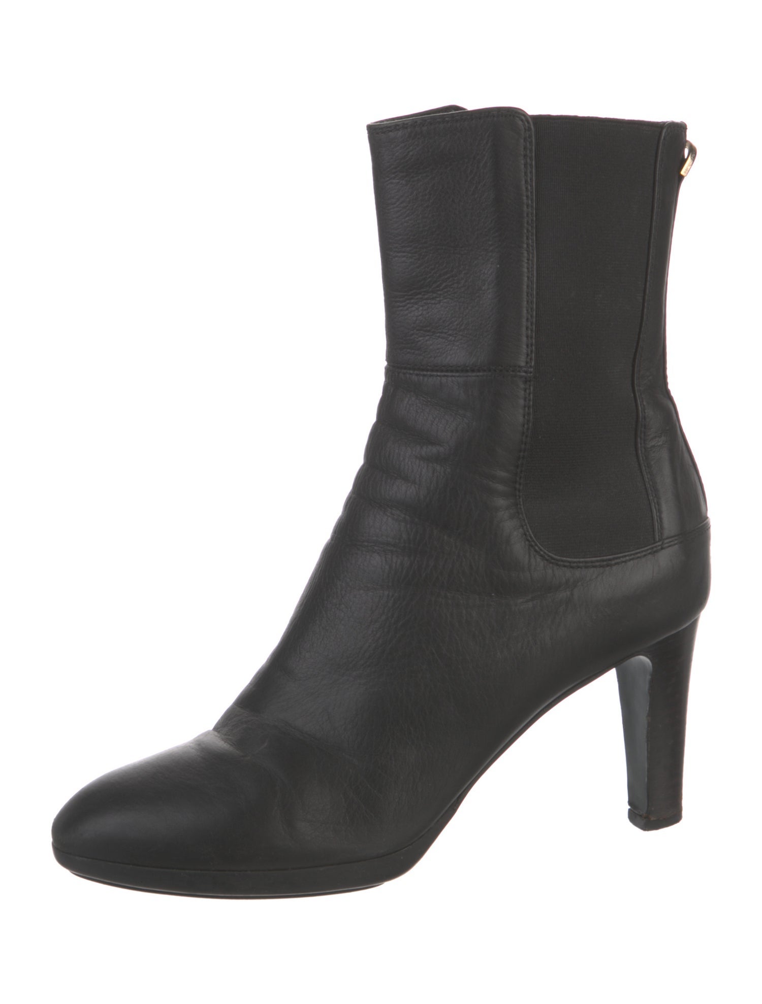 Sergio Rossi Leather Sock Boots