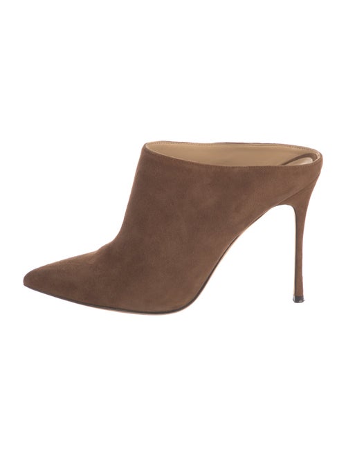Sergio Rossi Suede Mules
