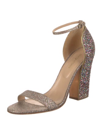Sergio Rossi Glitter Sandals