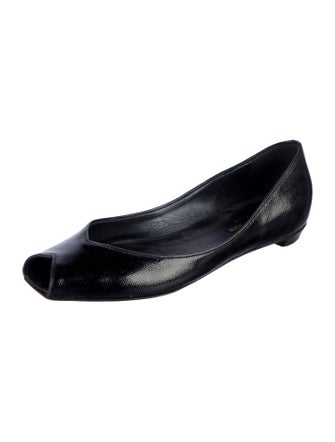 Sergio Rossi Leather Ballet Flats