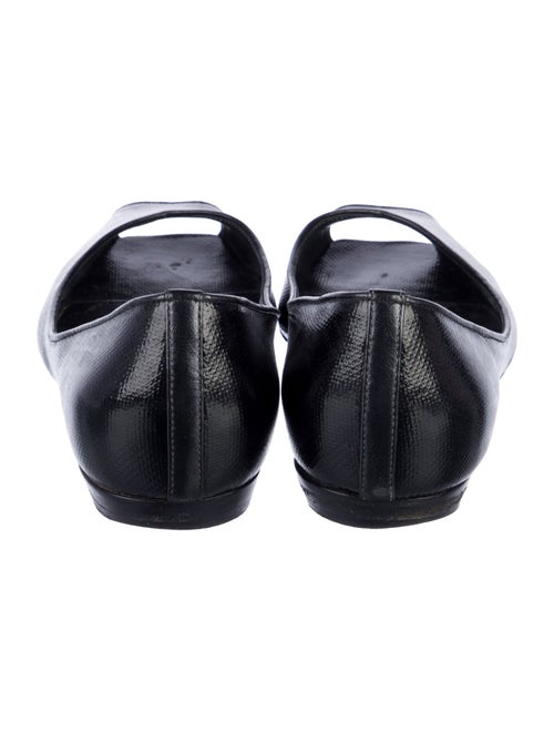 Sergio Rossi Leather Ballet Flats