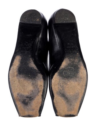 Sergio Rossi Leather Ballet Flats
