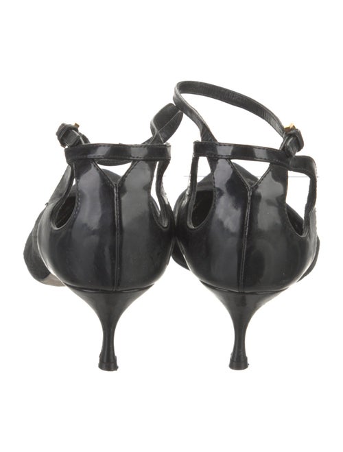 Sergio Rossi Suede Cutout Accent Sandals