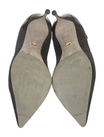 Sergio Rossi Suede Cutout Accent Sandals