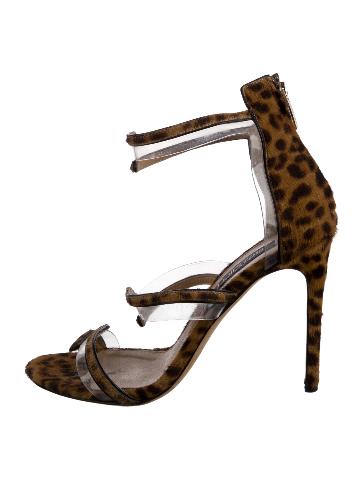 Sergio Rossi Ponyhair Sandals