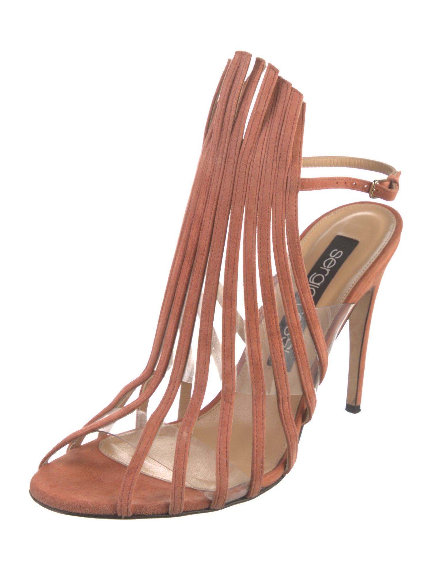 Sergio Rossi Suede Slingback Pumps