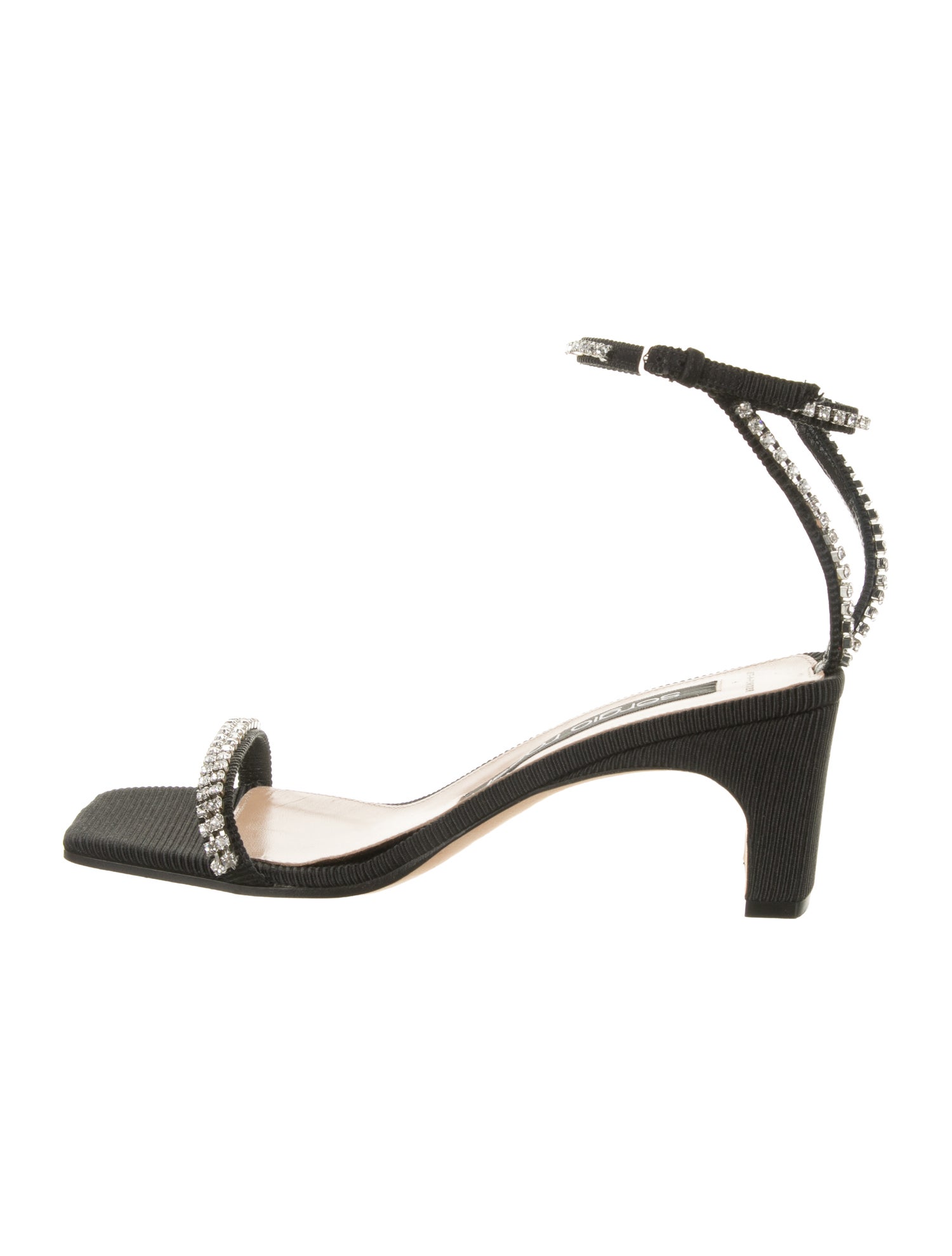 Sergio Rossi Leather Animal Print Sandals