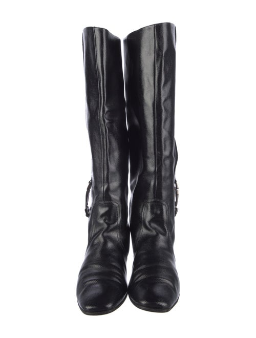 Sergio Rossi Patent Leather Riding Boots