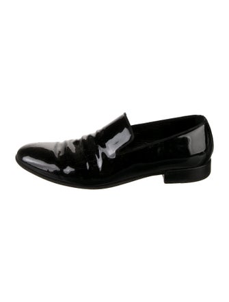 Sergio Rossi Patent Leather Loafers